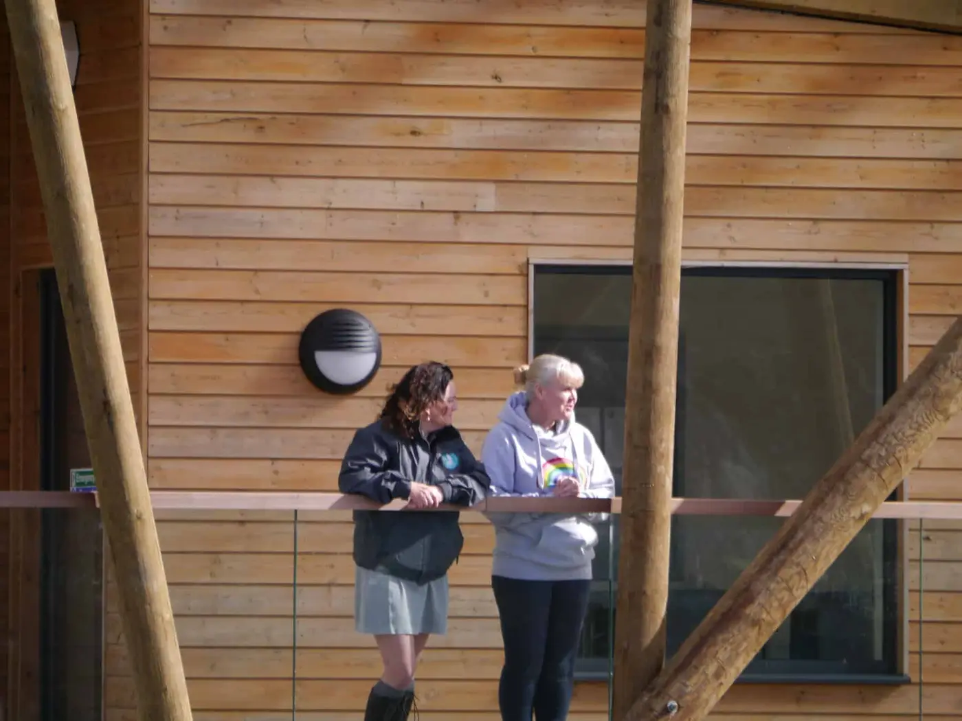 Couple of girls on holiday in Cornwall