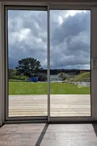 Relaxing in front of the view